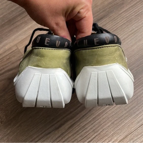 John Fluevog Future Angels Green Baldwin Derby Shoes | M7 - Picture 8 of 12